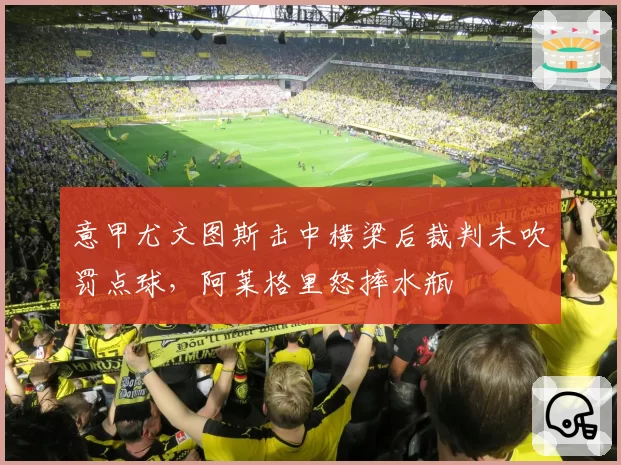 意甲尤文图斯击中横梁后裁判未吹罚点球，阿莱格里怒摔水瓶