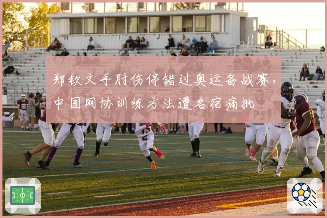 郑钦文手肘伤停错过奥运备战赛,中国网协训练方法遭名宿痛批