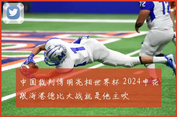 中国裁判傅明亮相世界杯 2024申花跟海港德比大战就是他主吹